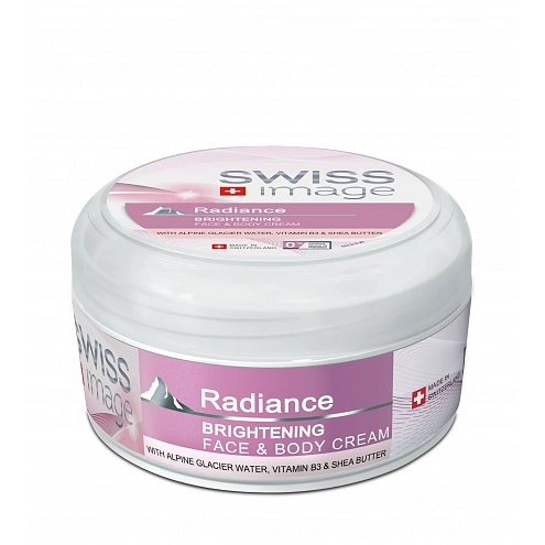 Swiss Image Body Care Radiance Brightening Face & Body Cream rozjasňující krém na obličej a tělo 200 ml