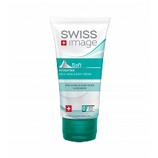 Swiss Image Body Care Soft Hydrating Face, Hand & Body Cream hydratační krém na obličej, ruce i tělo 75 ml