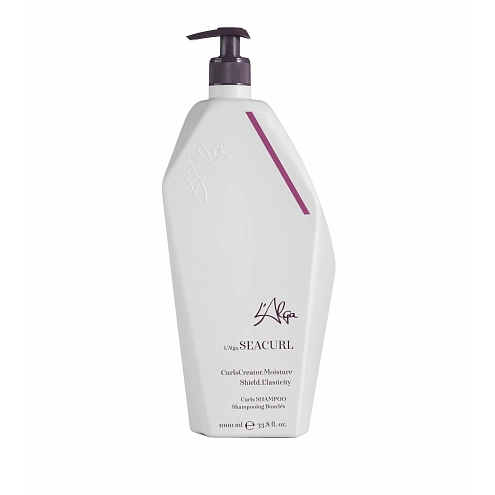 L'Alga Seacurl Shampoo hydratační šampon pro kudrnaté a vlnité vlasy 1000 ml