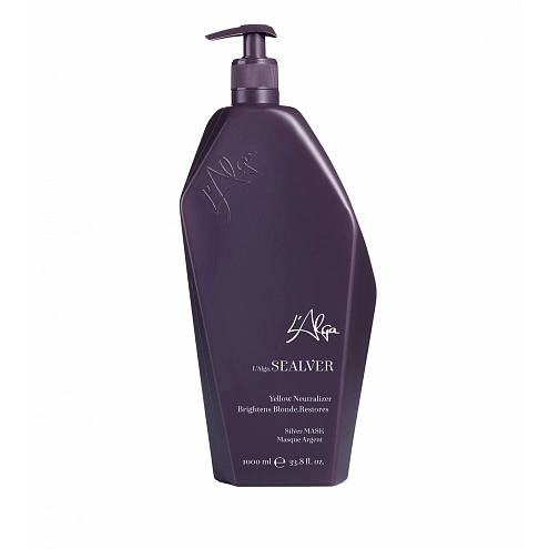 L'Alga Sealver Mask maska s fialovými pigmenty pro blond, melírované a šedé vlasy 1000 ml