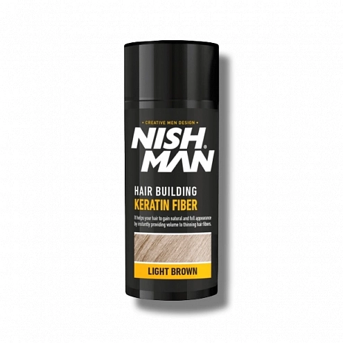 NishMan Hair Building Keratin Fibers Light Brown 21 g NishMan Hair Building Keratin Fibers Light Brown 21 g