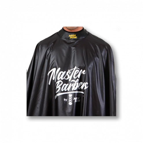 Nishman Barber One Cape Black & Yellow