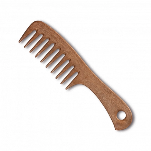 Ragnar Plastic Comb with Wood-Look Finish