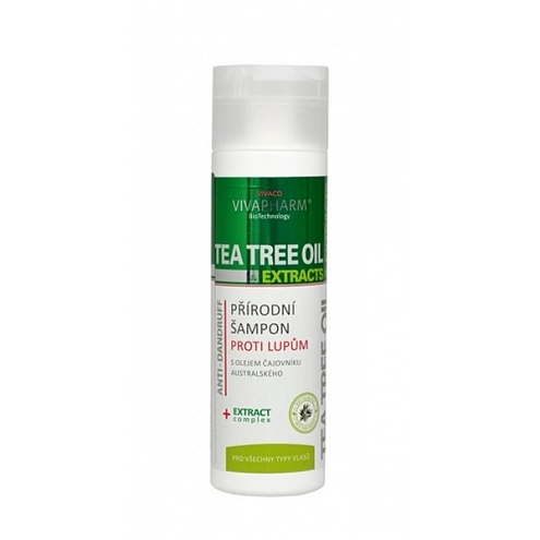 VIVACO Šampon na vlasy s Tea Tree Oil VIVAPHARM 200ml VIVACO Šampon na vlasy s Tea Tree Oil VIVAPHARM 200ml