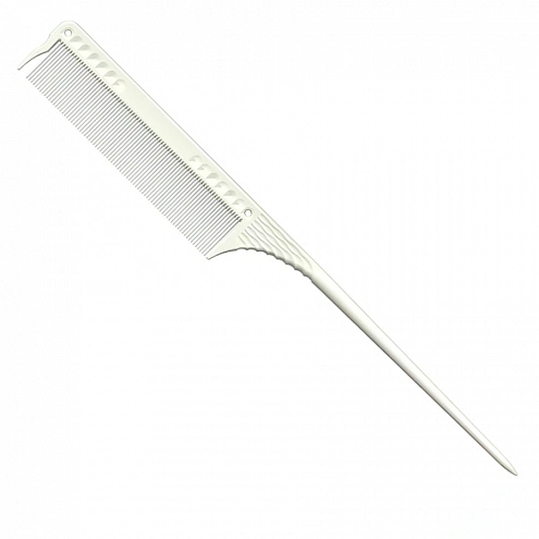 JRL Fine Teeth Tail Comb J101 White JRL Fine Teeth Tail Comb J101 White