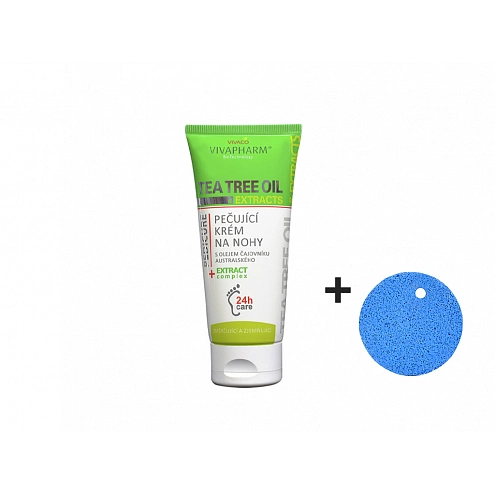 VIVACO Krém na nohy s Tea Tree Oil VIVAPHARM 100 ml VIVACO Krém na nohy s Tea Tree Oil VIVAPHARM 100 ml