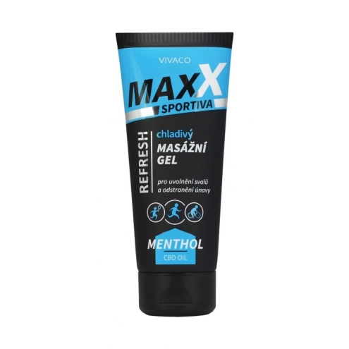 VIVACO Masážní gel chladivý Maxx Sportiva REFRESH 200 ml VIVACO Masážní gel chladivý Maxx Sportiva REFRESH 200 ml