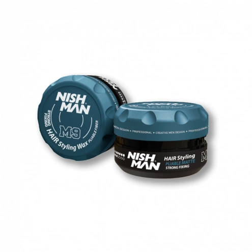 Nishman Pliable Matte M9 Strong Fixing Hair Wax 150 g Nishman Pliable Matte M9 Strong Fixing Hair Wax 150 g