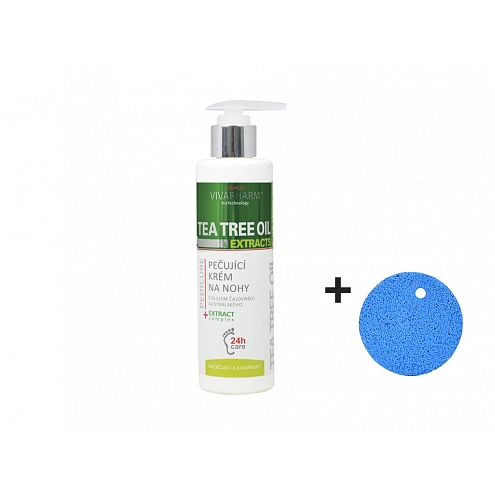 VIVACO Krém na nohy s Tea Tree Oil VIVAPHARM 200 ml VIVACO Krém na nohy s Tea Tree Oil VIVAPHARM 200 ml