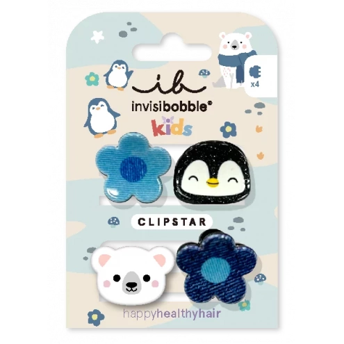 Invisibobble CLIPSTAR KIDS Polar World 4pc Invisibobble CLIPSTAR KIDS Polar World 4pc
