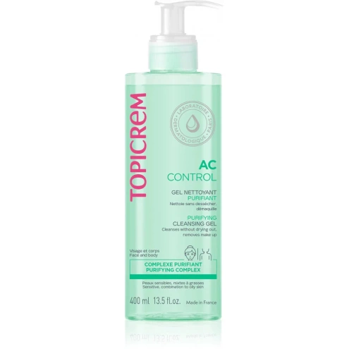 Topicrem AC Control Purifying Cleansing Gel 400 ml Topicrem AC Control Purifying Cleansing Gel 400 ml