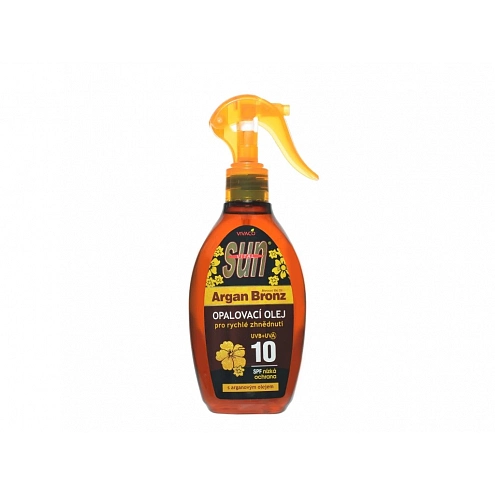 VIVACO Opalovací olej s BIO arganovým olejem SPF 10 SUN VITAL 200 ml