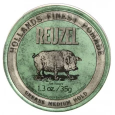 REUZEL Styling Green Pomade Grease Medium Hold 35g