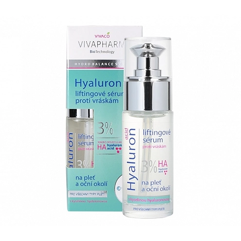 VIVACO Pleťové sérum s kyselinou hyaluronovou VIVAPHARM 30ml VIVACO Pleťové sérum s kyselinou hyaluronovou VIVAPHARM 30ml