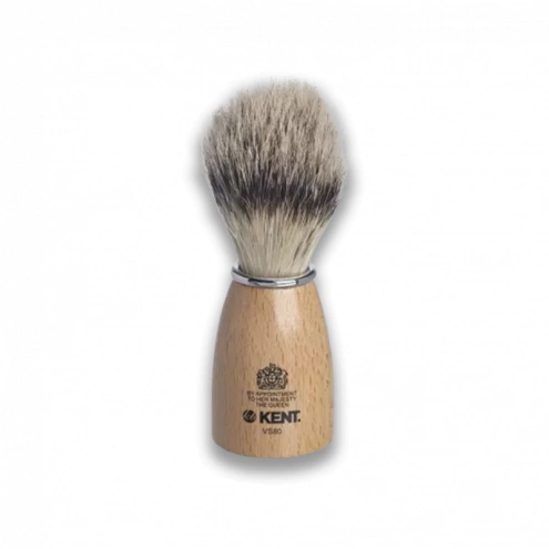 Kent Small Wooden Shaving Brush Badger Effect Kent Small Wooden Shaving Brush Badger Effect
