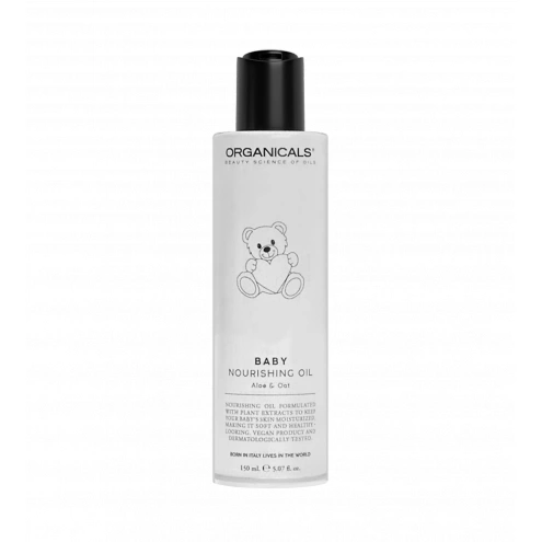 Organicals BABY Nourishing Oil Aloe&Oat vyživující olej na pokožku miminek 150 ml Organicals BABY Nourishing Oil Aloe&Oat vyživující olej na pokožku miminek 150 ml