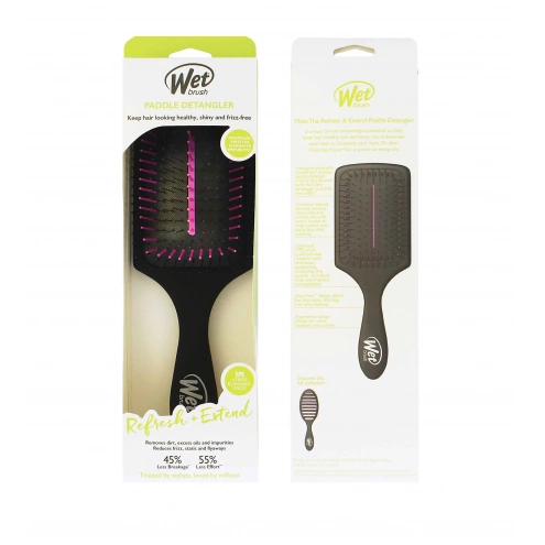 Wet Brush Refresh + Extend Paddle Detangler Black Wet Brush Refresh + Extend Paddle Detangler Black
