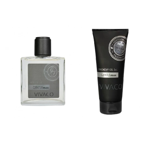 VIVACO Gentleman Silver After Shave 100 ml + Shower Gel 200 ml VIVACO Gentleman Silver After Shave 100 ml + Shower Gel 200 ml