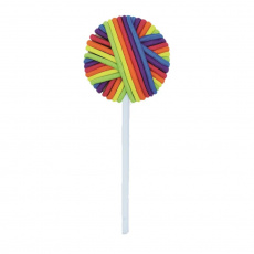Bifull Lollipop From Hair Bands Multicolored 24 ks