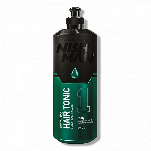 Nishman Hair Tonic 1 Chilly Eucalyptus 400 ml Nishman Hair Tonic 1 Chilly Eucalyptus 400 ml