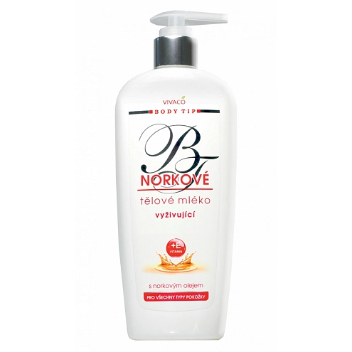 VIVACO Tělové mléko s norkovým olejem BODY TIP 400 ml