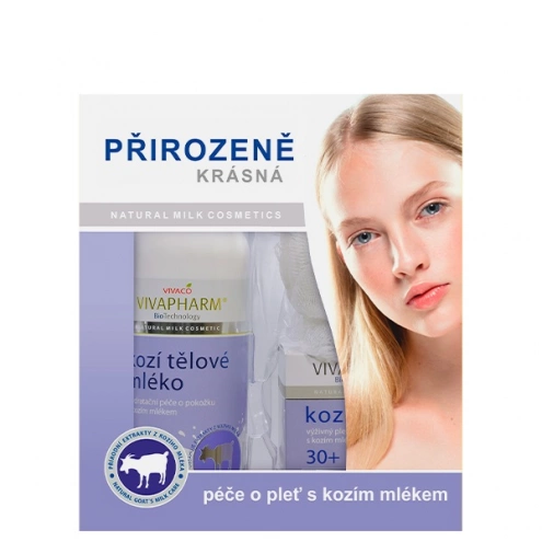 VIVACO VIVAPHARM Kosmetická Kozí dárková kazeta - pleťová VIVACO VIVAPHARM Kosmetická Kozí dárková kazeta - pleťová