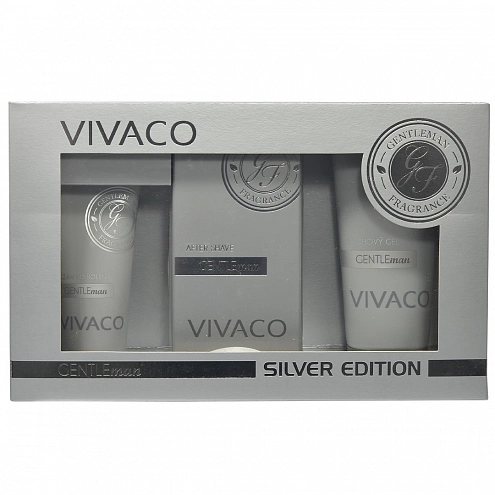 VIVACO Dárková kazeta pánské kosmetiky GENTLEMAN SILVER VIVACO Dárková kazeta pánské kosmetiky GENTLEMAN SILVER