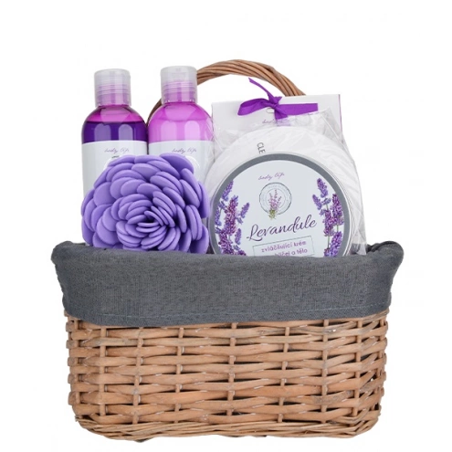 VIVACO Dárková vanička kosmetiky s levandulovým olejem VIVACO Dárková vanička kosmetiky s levandulovým olejem