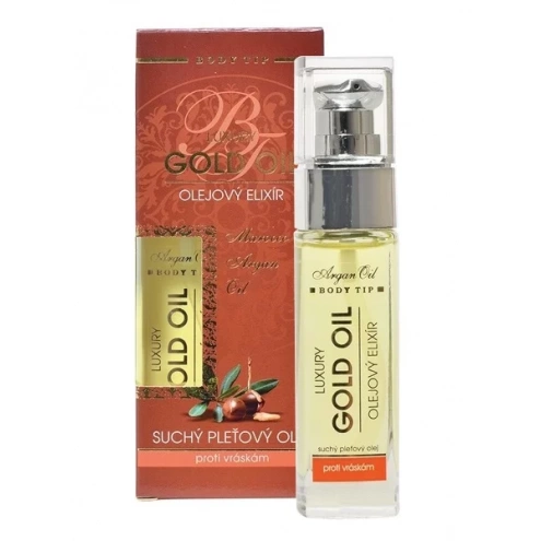 VIVACO Luxury Gold Oil pleťový olejový elixír BODY TIP 30 ml VIVACO Luxury Gold Oil pleťový olejový elixír BODY TIP 30 ml