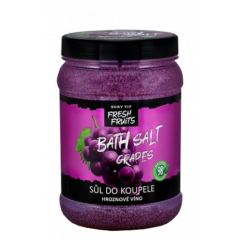 VIVACO Sůl do koupele Hrozno BODY TIP 1500 g VIVACO Sůl do koupele Hrozno BODY TIP 1500 g