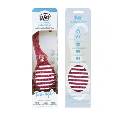 Wet Brush Shower Detangler Pink Glitter Wet Brush Shower Detangler Pink Glitter