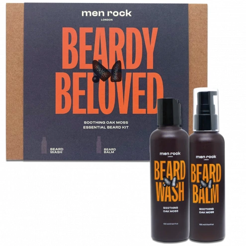 Men Rock Beardy Beloved Oak Moss Set