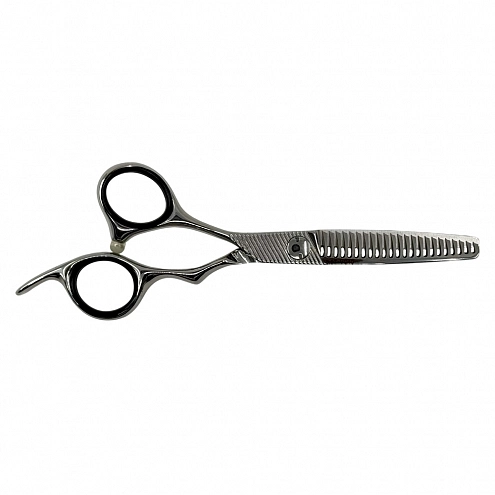 MR. MUSTACHE Craft Silver Left-Handed Thinning Scissors 5.5" / 6.0"