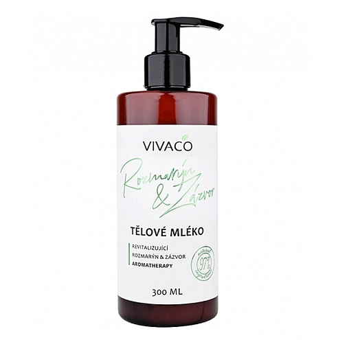 VIVACO Tělové mléko Rozmarýn a Zázvor 300 ml