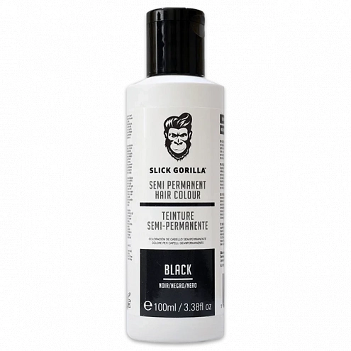 Slick Gorilla Semi-Permanent Hair Color Black 100 ml