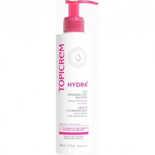 Topicrem Hydra+ Gentle Cleansing Milk 200 ml