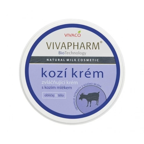 VIVACO Krém na obličej a tělo s kozím mlékem VIVAPHARM 250 ml VIVACO Krém na obličej a tělo s kozím mlékem VIVAPHARM 250 ml