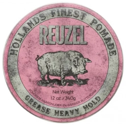 REUZEL Styling Pink Pomade Grease Heavy Hold 340g REUZEL Styling Pink Pomade Grease Heavy Hold 340g
