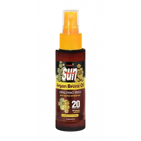 VIVACO Opalovací olej s BIO arganovým olejem SPF 20 SUN VITAL 100 ml