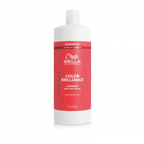 Wella Professionals Invigo Color Brilliance Color Protection Shampoo Coarse 1000 ml NEW Wella Professionals Invigo Color Brilliance Color Protection Shampoo Coarse 1000 ml NEW