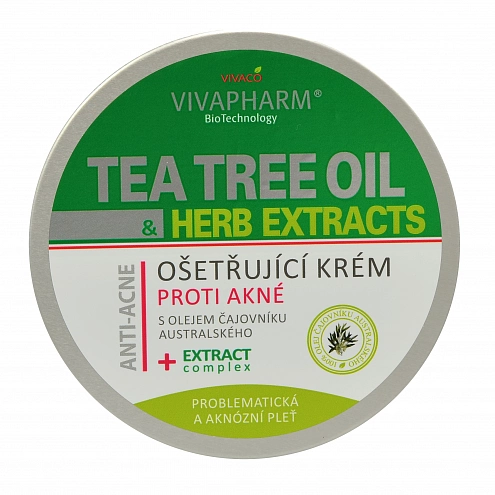 VIVACO Ošetřující krém s Tea Tree Oil VIVAPHARM 200 ml