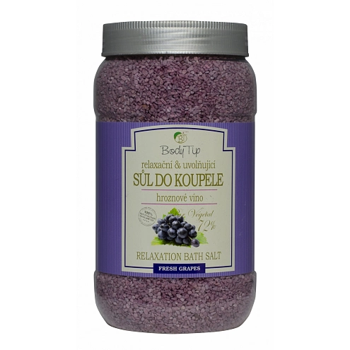 VIVACO Sůl do koupele Hrozno BODY TIP 1200 g VIVACO Sůl do koupele Hrozno BODY TIP 1200 g