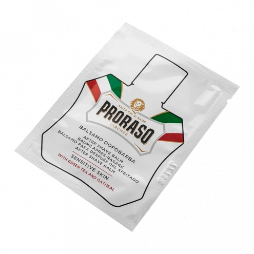 Proraso After Shave Balm Sensitive Green Tea & Oatmeal 3 ml Proraso After Shave Balm Sensitive Green Tea & Oatmeal 3 ml