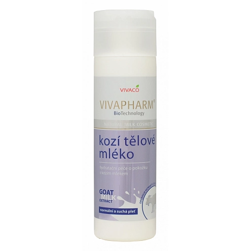 VIVACO Tělové mléko s kozím mlékem VIVAPHARM 200 ml
