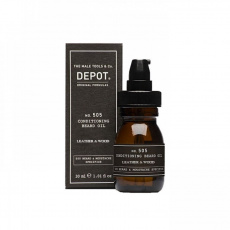 Depot 505 Conditioning Beard Oil Leather & Wood 30 ml