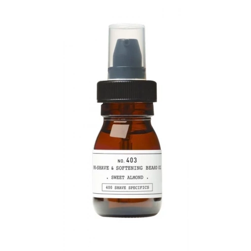 Depot 403 Pre-shave&Softening Beard Oil Sweet almond 30ml Depot 403 Pre-shave&Softening Beard Oil Sweet almond 30ml