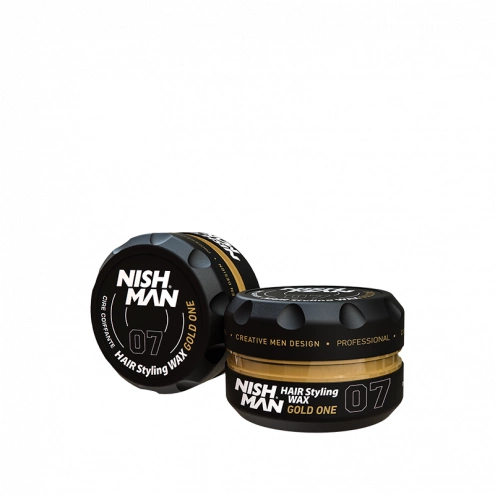 NishMan Hair Styling Wax 07 Gold One 100 ml