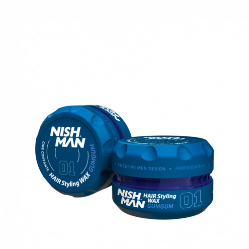 NishMan Hair Styling Wax 01 Gum Gum 100 ml NishMan Hair Styling Wax 01 Gum Gum 100 ml