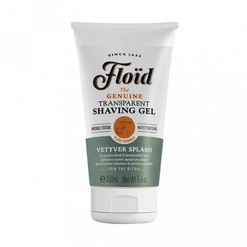 Floid Transparent Shaving Gel Vetyver Splash 150 ml Floid Transparent Shaving Gel Vetyver Splash 150 ml