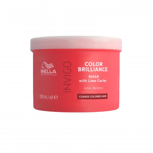 Wella Professionals Invigo Color Brilliance Vibrant Color Mask Coarse 500 ml NEW Wella Professionals Invigo Color Brilliance Vibrant Color Mask Coarse 500 ml NEW